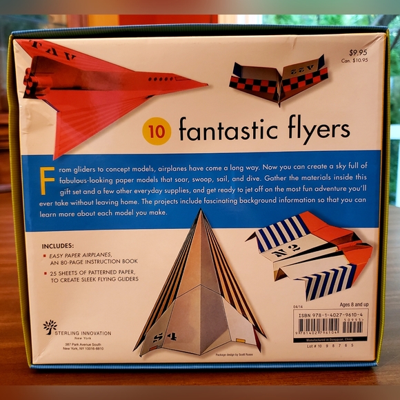 Easy Paper Airplanes by Norman Schmidt from Sterling Innovations - Picture 2 of 4